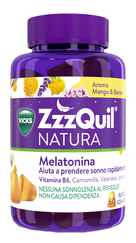 ZZZQUIL NATURA MANGO & BANANA 60 PASTIGLIE GOMMOSE - Parafarmacia Mostacciano