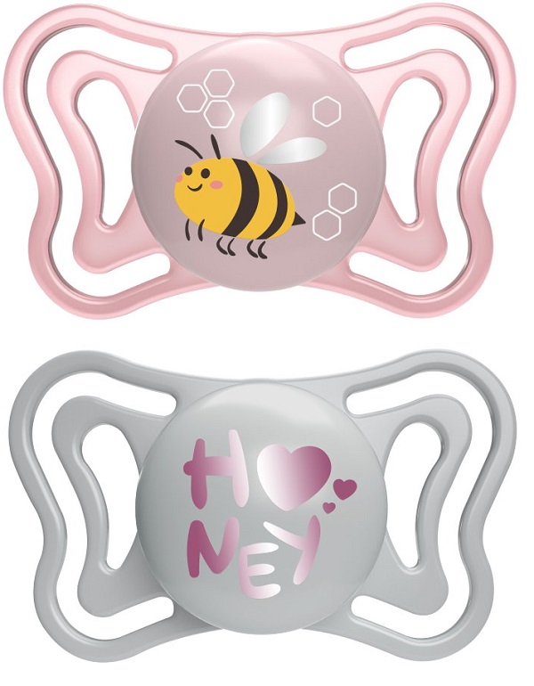 CHICCO SUCCHIETTO LIGHT ROSA SILICONE 2-6M 2 PEZZI - Parafarmacia Mostacciano