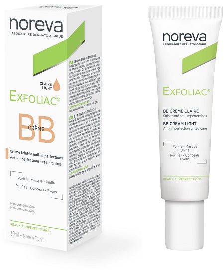 EXFOLIAC BB CREME CLAIRE LIGHT 30 ML - Parafarmacia Mostacciano
