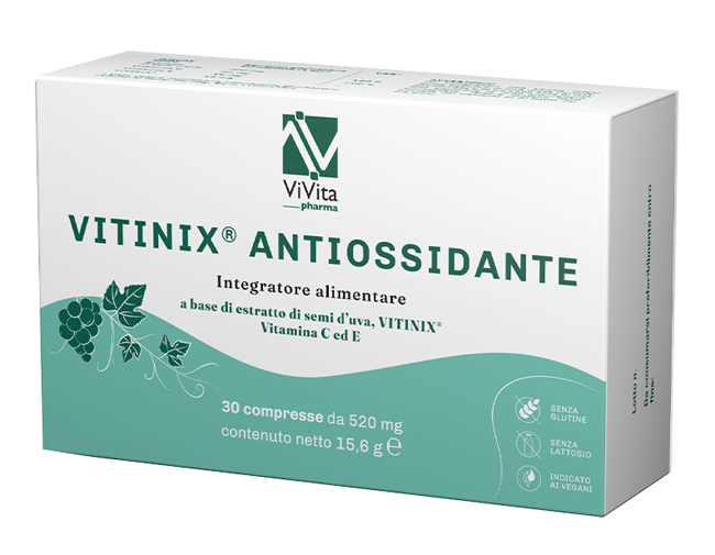 VITINIX ANTIOSSIDANTE 30 COMPRESSE - Parafarmacia Mostacciano