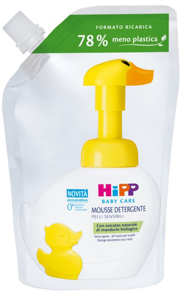 HIPP BABY CARE RICARICA MOUSSE DETERGENTE PAPERELLA FUN 250 ML - Parafarmacia Mostacciano
