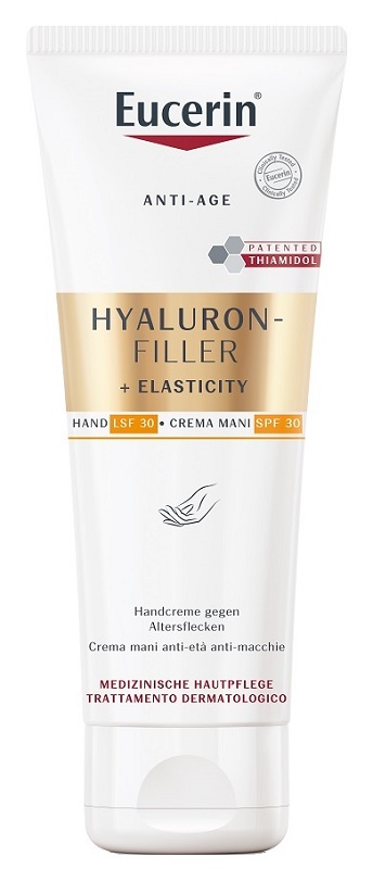 EUCERIN HYALURON FILLER + ELASTICITY CREMA MANI ANTI MACCHIE 75 ML - Parafarmacia Mostacciano