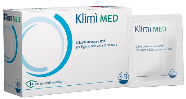 KLIMI' MED DETERGENTE PERIOCULARE 14 SALVIETTINE STERILI MONOUSO - Parafarmacia Mostacciano