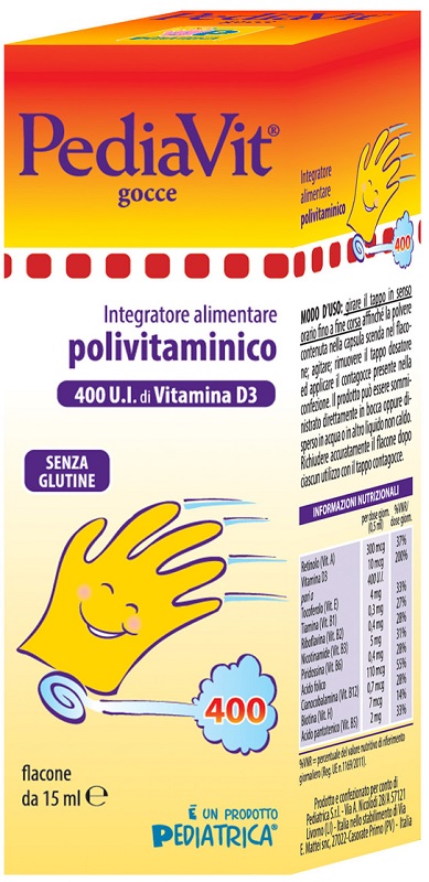 PEDIAVIT GOCCE 15 ML - Parafarmacia Mostacciano