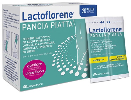 LACTOFLORENE PANCIA PIATTA 20 BUSTINE - Parafarmacia Mostacciano
