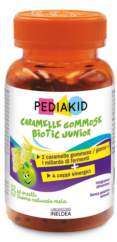 PEDIAKID BIOTIC JUNIOR 60 ORSETTI GOMMOSI - Parafarmacia Mostacciano