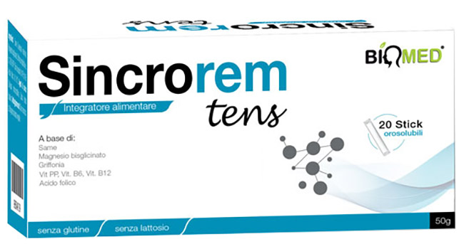 SINCROREM TENS 20 STICK - Parafarmacia Mostacciano