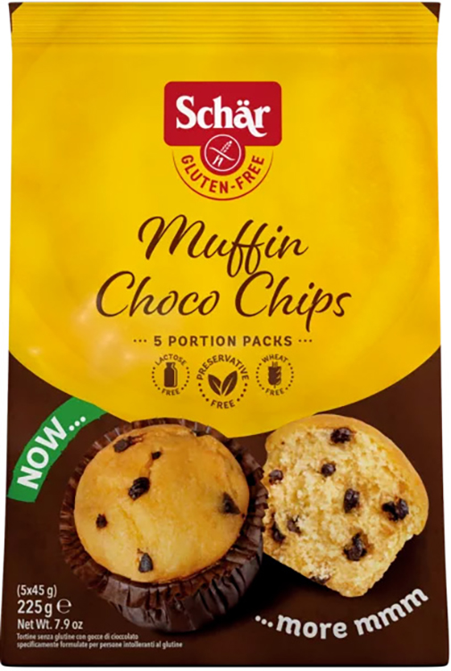 SCHAR MUFFIN CHOCO CHIP 225 G - Parafarmacia Mostacciano