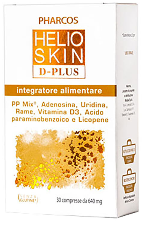 HELIOSKIN D-PLUS PHARCOS 30 COMPRESSE - Parafarmacia Mostacciano