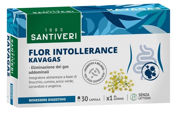 FLOR INTOLLERANCE KAVAGAS 30 CAPSULE - Parafarmacia Mostacciano
