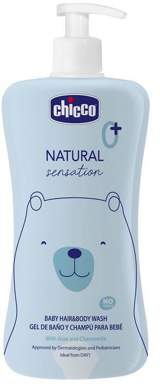 CHICCO NATURAL SENSATION BAGNO SHAMPOO 500 ML - Parafarmacia Mostacciano