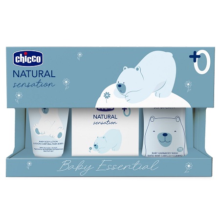 CHICCO NATURAL SENSATION SET BAGNOSHAMPOO+CREMA CORPO+PROFUMO - Parafarmacia Mostacciano