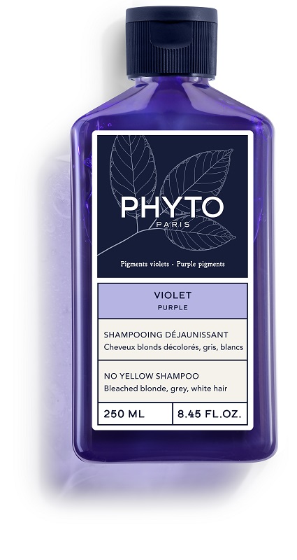 PHYTO PARIS VIOLET SHAMPOO ANTI GIALLO PER CAPELLI BIONDI DECOLORATI GRIGI BIANCHI 250 ML - Parafarmacia Mostacciano