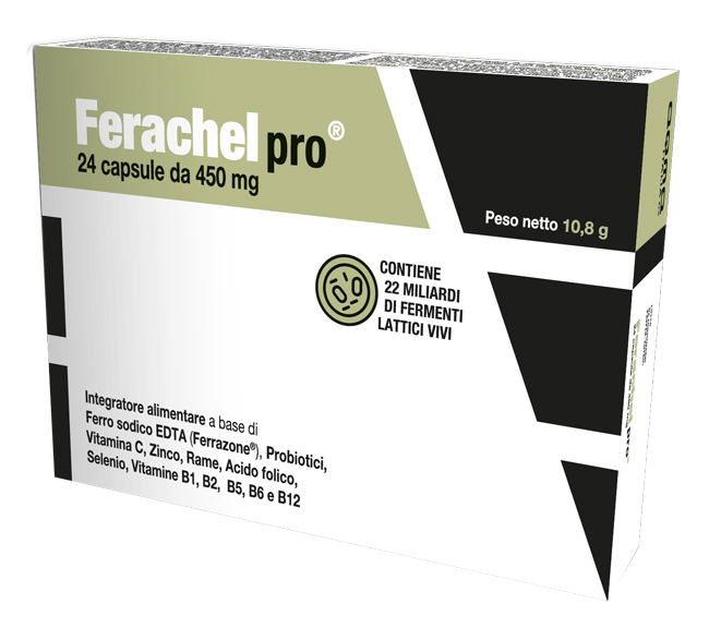 FERACHEL PRO 24 CAPSULE - Parafarmacia Mostacciano