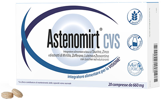 ASTENOMIRT CVS 20 COMPRESSE - Parafarmacia Mostacciano