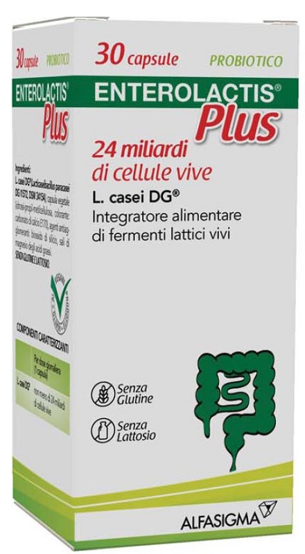 ENTEROLACTIS PLUS 30 CAPSULE - Parafarmacia Mostacciano