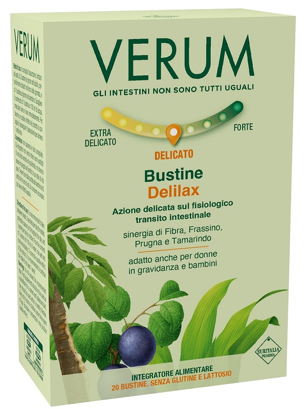 VERUM DELILAX 20 BUSTINE 80 G - Parafarmacia Mostacciano