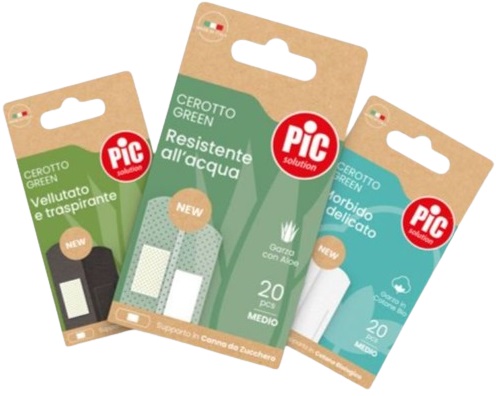 CEROTTO PIC GREEN BAMBU' ALOE STERILE 7,5X10 CM 5 PEZZI - Parafarmacia Mostacciano