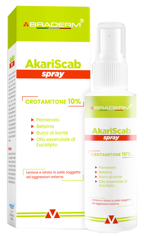 AKARISCAB SPRAY 100 ML BRADERM - Parafarmacia Mostacciano