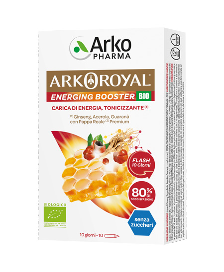 ARKOROYAL ENERGING BOOSTER BIO 10 FLACONCINI - Parafarmacia Mostacciano