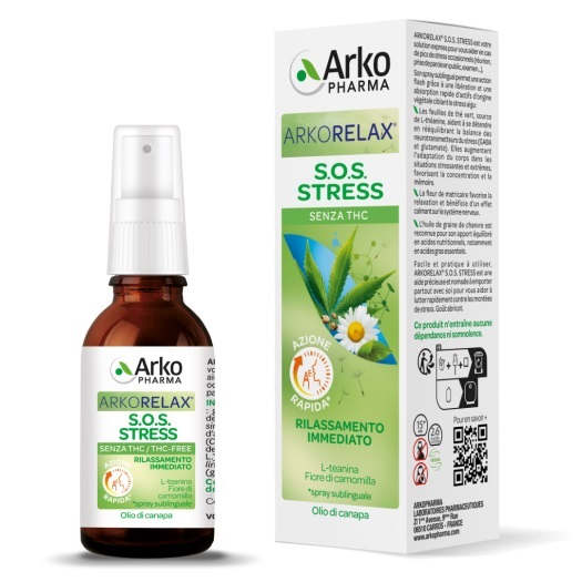 ARKORELAX SOS STRESS 15 ML - Parafarmacia Mostacciano