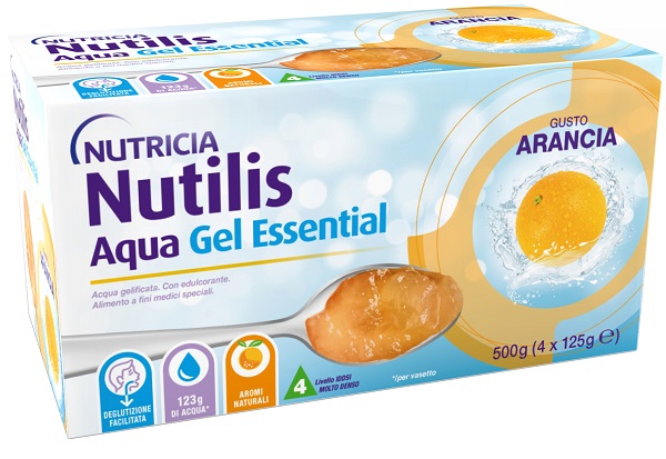 NUTILIS AQUA GEL ARANCIA 4 PEZZI DA 125 G - Parafarmacia Mostacciano