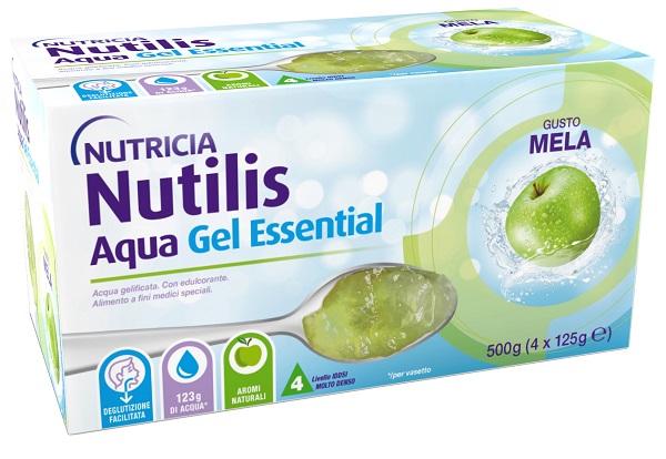 NUTILIS AQUA GEL MELA 4 PEZZI DA 125 G - Parafarmacia Mostacciano