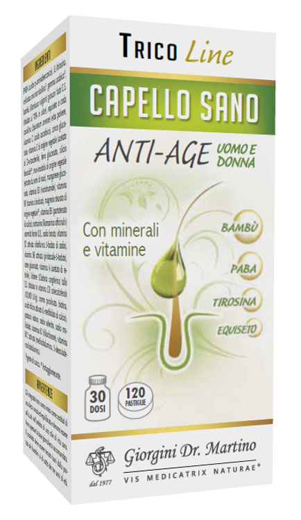 CAPELLO SANO ANTI AGE 120 PASTIGLIE - Parafarmacia Mostacciano