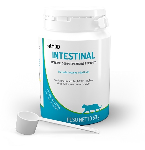 PETMOD INTESTINAL GATTO POLVERE 50 G - Parafarmacia Mostacciano