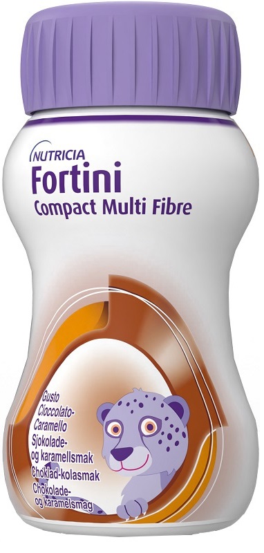 FORTINI COMPACT MULTI FIBRE CIOCCOLATO CARAMELLO 4 BOTTIGLIE DA 125 ML - Parafarmacia Mostacciano