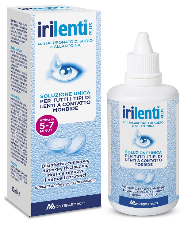 SOLUZIONE UNICA PER LENTI A CONTATTO IRILENTI 100 ML - Parafarmacia Mostacciano