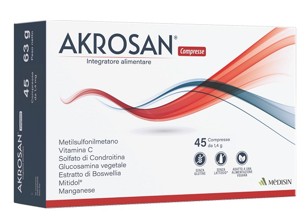 AKROSAN 45 COMPRESSE - Parafarmacia Mostacciano