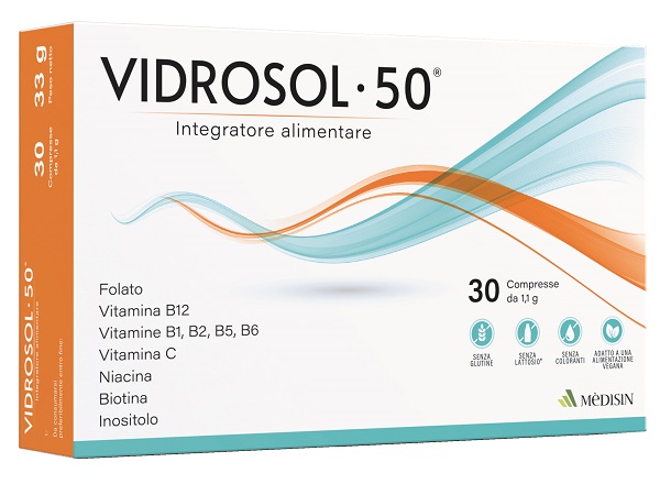 VIDROSOL 50 30 COMPRESSE - Parafarmacia Mostacciano