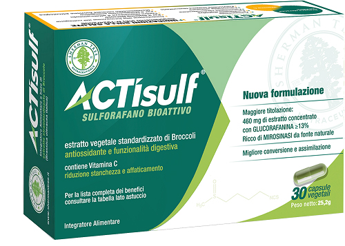 ACTISULF SULFORAFANO 30 CAPSULE VEGETALI - Parafarmacia Mostacciano