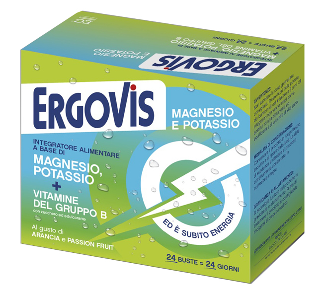ERGOVIS MG+K VITAMINE B CON ZUCCHERO 24 BUSTINE - Parafarmacia Mostacciano