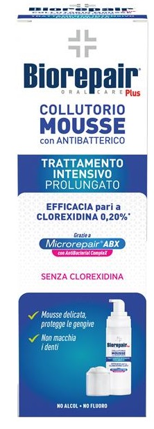 BIOREPAIR PLUS COLLUTORIO MOUSSE ANTIBATTERICO ABX 200 ML - Parafarmacia Mostacciano