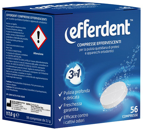 EFFERDENT 56 COMPRESSE EFFERVESCENTI - Parafarmacia Mostacciano