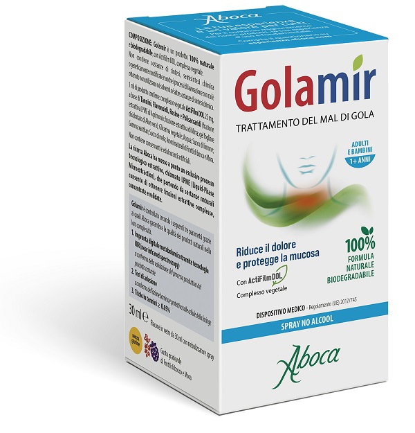 GOLAMIR SPRAY NO ALCOL 30 ML - Parafarmacia Mostacciano