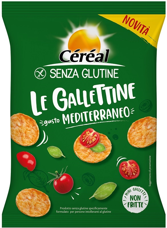 CEREAL SENZA GLUTINE GALLETTINE GUSTO MEDITERRANEO 70 G - Parafarmacia Mostacciano
