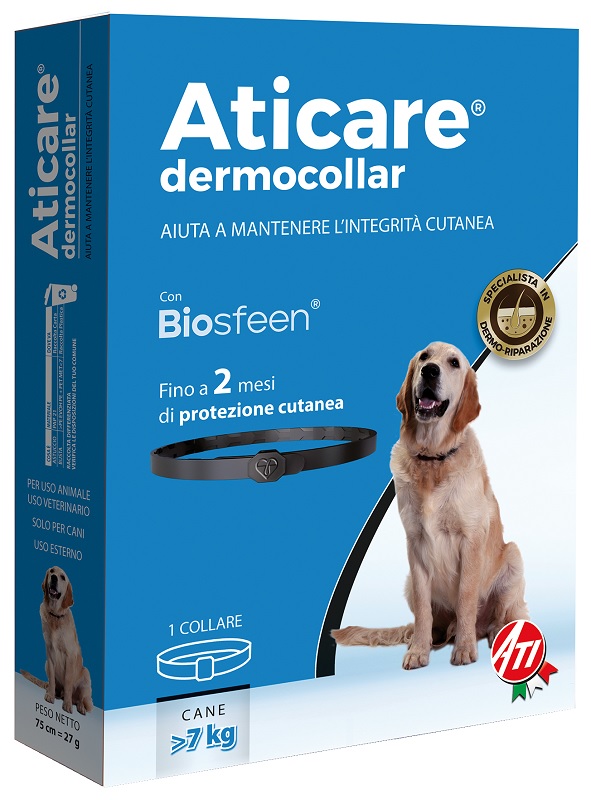 ATICARE DERMOCOLLAR CANI CON PESO SUPERIORE A 7 KG - Parafarmacia Mostacciano