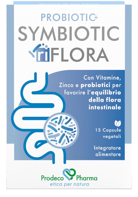 PROBIOTIC+ SYMBIOTIC RIFLORA 15 CAPSULE - Parafarmacia Mostacciano