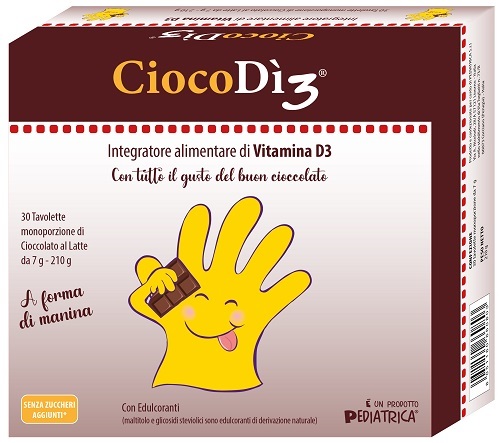 CIOCODI3 30 TAVOLETTE DI CIOCCOLATO - Parafarmacia Mostacciano