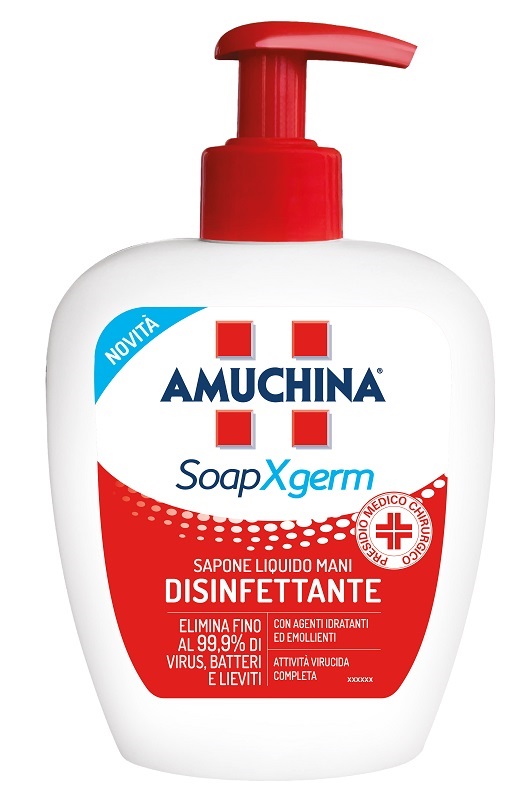 AMUCHINA XGERM SAPONE DISINFETTANTE 250 ML - Parafarmacia Mostacciano