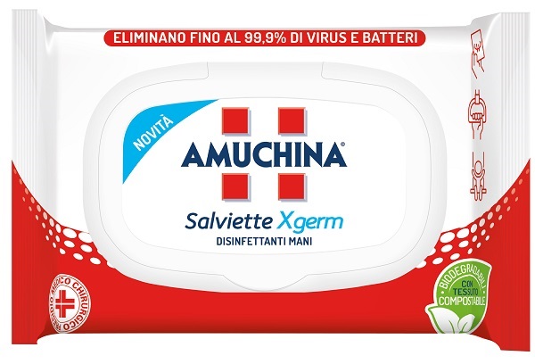 AMUCHINA XGERM SALVIETTINE MANI 20 PEZZI - Parafarmacia Mostacciano