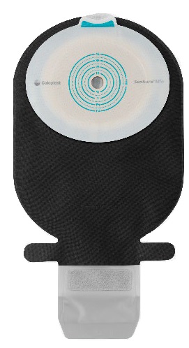 SACCA ILEOSTOMIA SENSURA MIO PIANO RIVESTIMENTO NERO APERTURA ISPEZIONABILE MAXI W/W FORO RITAGLIABILE 10-55 30 PEZZI - Parafarmacia Mostacciano