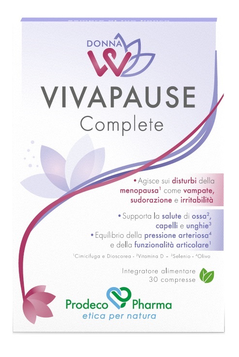 DONNAW VIVAPAUSE COMPLETE 30 COMPRESSE - Parafarmacia Mostacciano