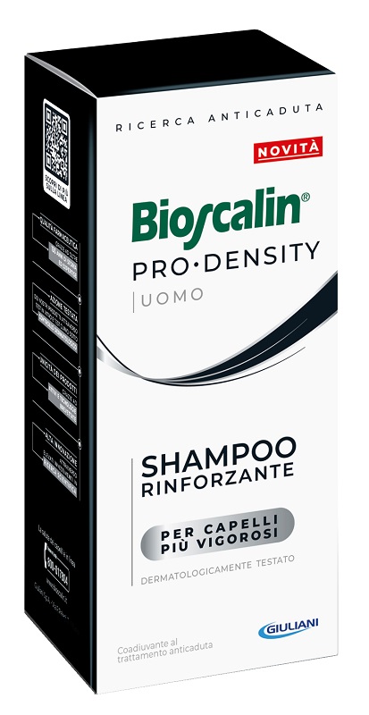 BIOSCALIN PRO DENSITY UOMO SHAMPOO RINFORZANTE 200 ML - Parafarmacia Mostacciano