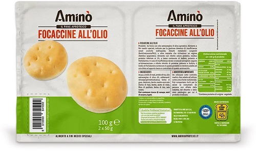AMINO' FOCACCINE OLIO 100 G - Parafarmacia Mostacciano
