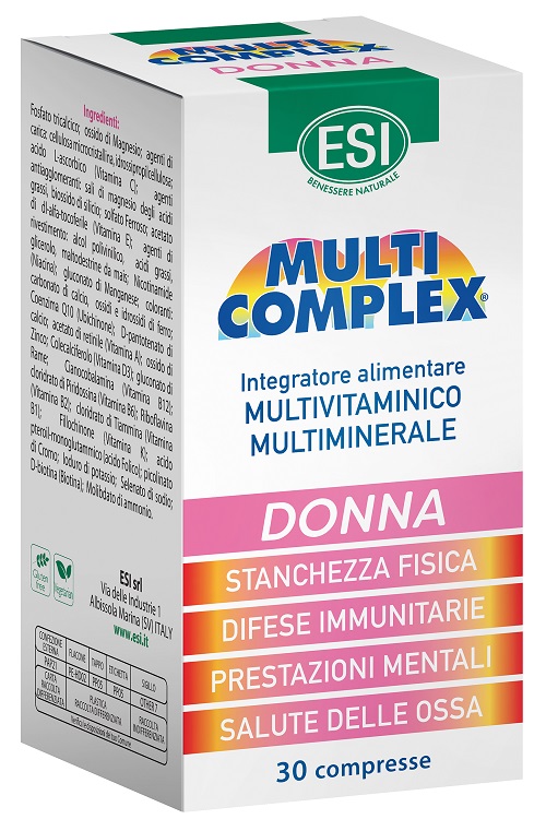 ESI MULTICOMPLEX DONNA 30 COMPRESSE - Parafarmacia Mostacciano