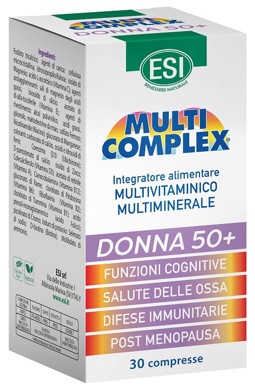 ESI MULTICOMPLEX DONNA 50+ 30 COMPRESSE - Parafarmacia Mostacciano